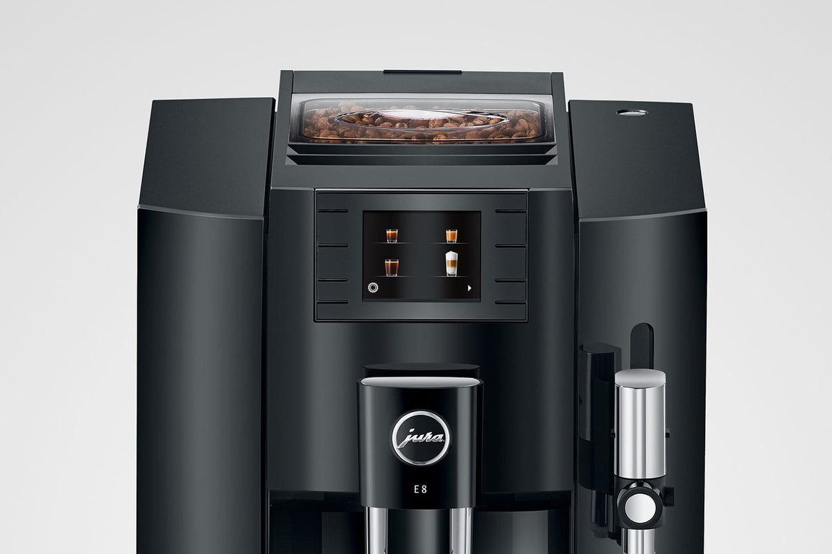 Jura COFFEE MACHINE Jura E8 Automatic One Touch 1450W Bean To Cup Cappuccino Machine (7269536301145)