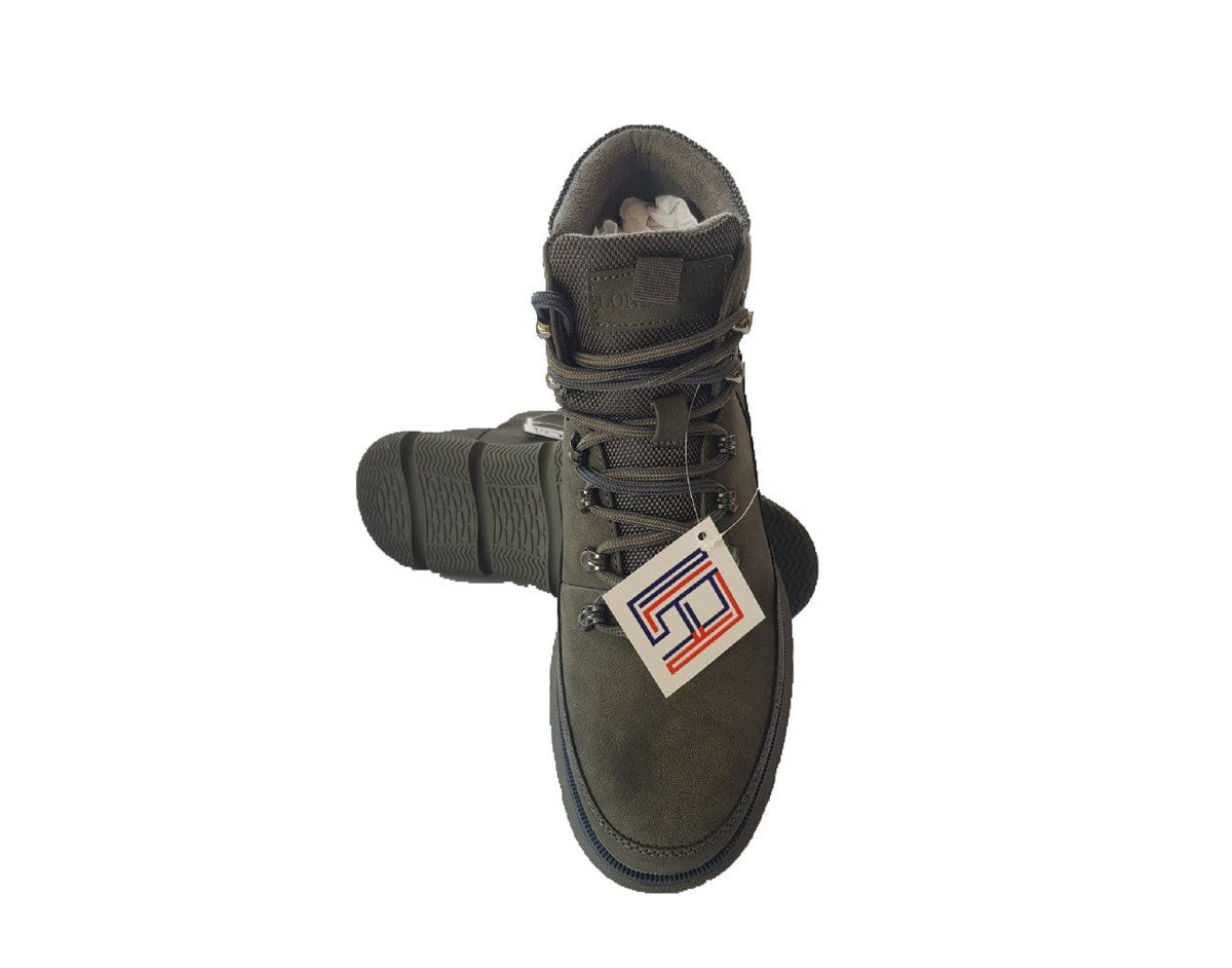 London Art Casual Shoes London Art Hi Cut Shoe Olive (7171547725913)