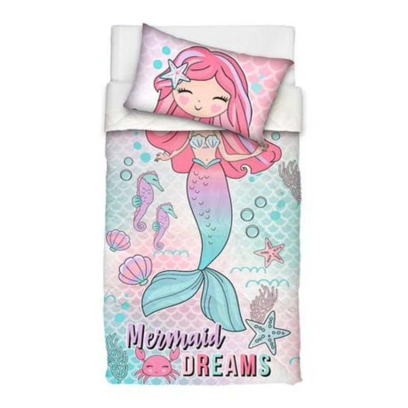 Interactive Duvet Cover Interactive Mermaid Duvet Cover Set (7294577967193)
