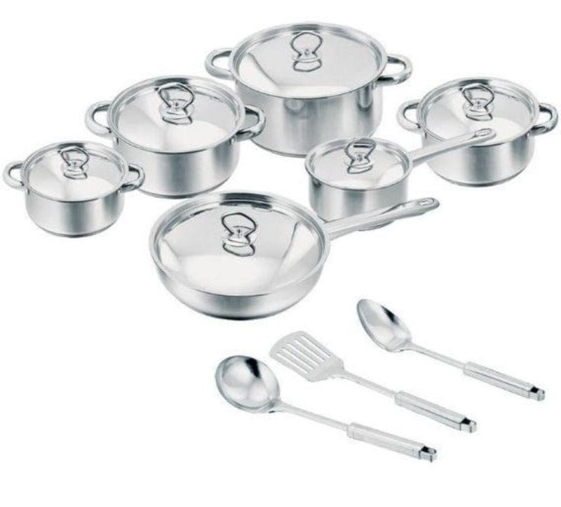 Salton POTS Salton 15 Piece Pot Set Stainless Steel CW15190062 (2061700694105)