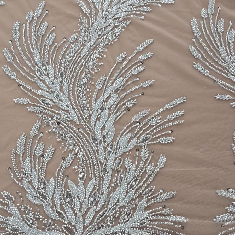 SEQUINS Dress Fabrics Pearl Malika Sequin 150cm (7810324791385)