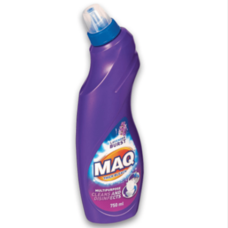 MAQ Maq Thick Bleach Lavender Burst 750ml MAQ Thick Liquid Bleach 750ML (7009303298137)