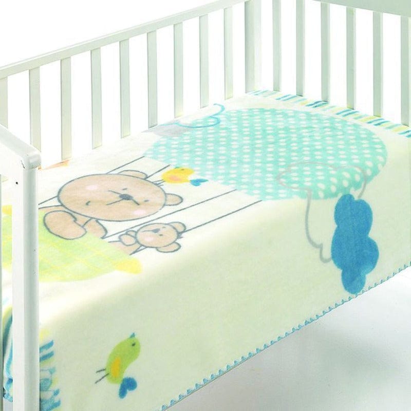 Mora BABY BLANKET Mora Baby Blanket Kidz C75 110x140 Azul/Blue (7094503276633)