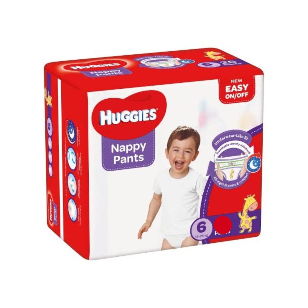 Huggies huggies Huggies Nappy Pants 15-25kg size 6 104's (7147120132185)