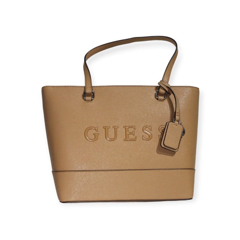 Guess Ladies Handbags Guess Artemis Carryall Camel (7510802858073)