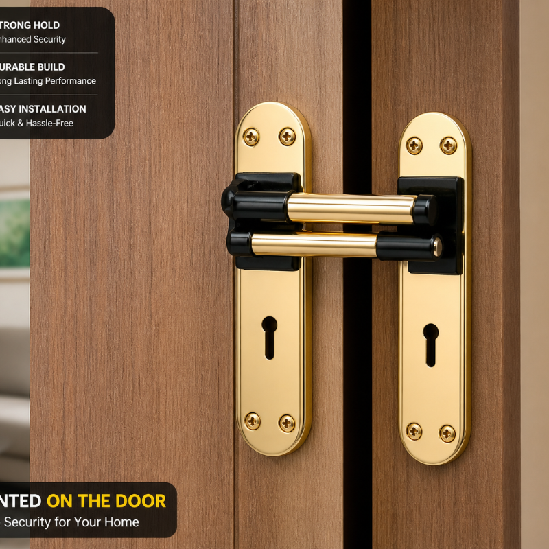 Fancy Mortice Lockset Black Gold