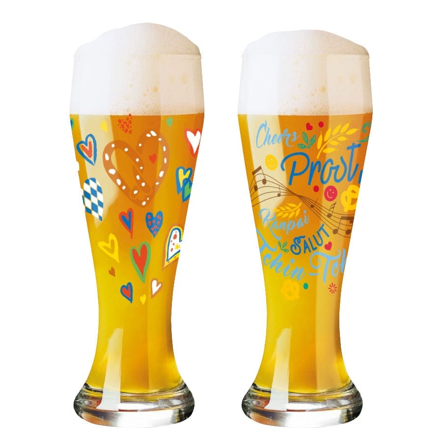 Ritzenhoff Glasses Ritzenhoff Wheat Beer Glass Ulrike/Veronique Set Of 2 (7389808689241)