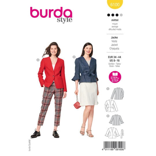 Burda Pattern Habby Burda Pattern 6100 (6648776786009)