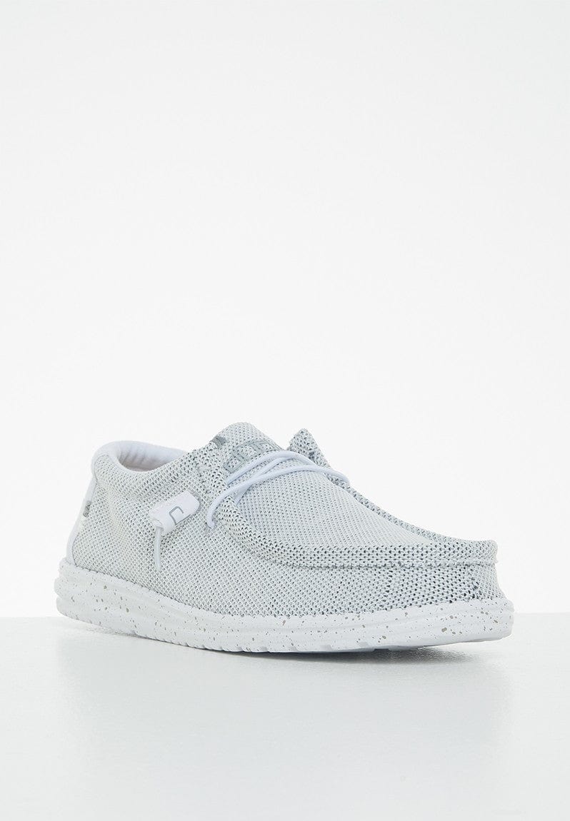 Hey Dude Casual Shoes Hey Dude Wally Sox-Stone White (7167202394201)