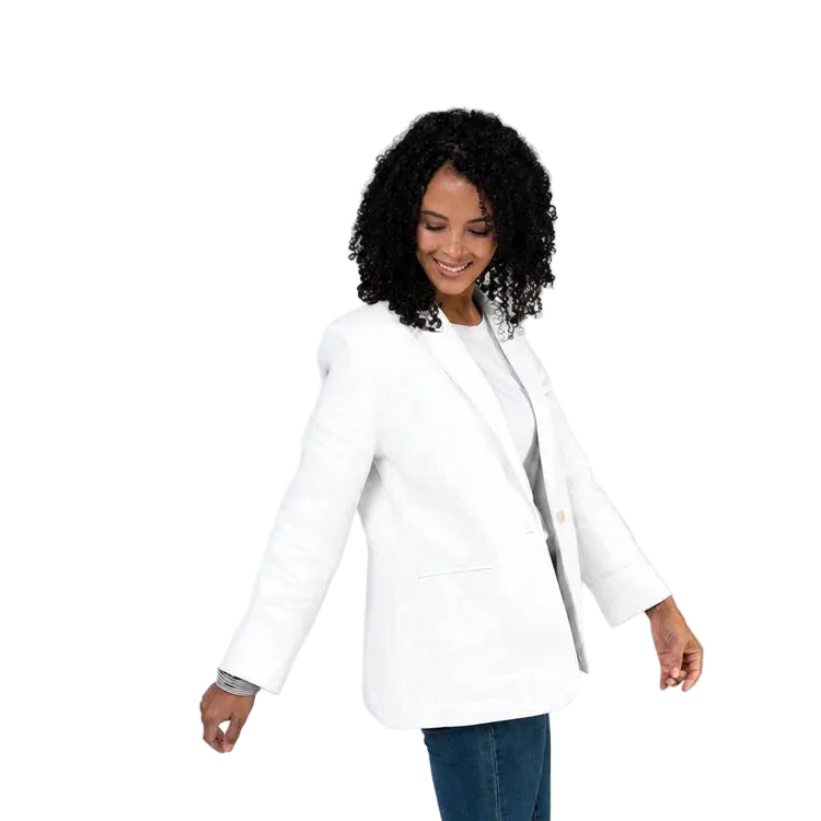 De Tiamo Ladies Sally Jacket-White SL01-WH.