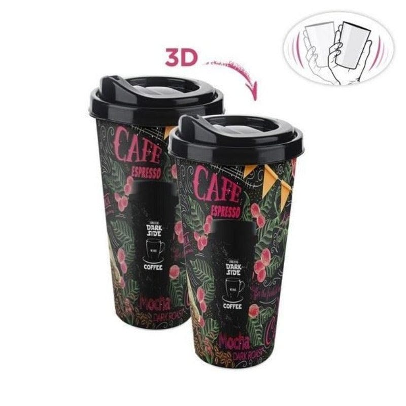 Titiz Plasticware Titiz 3D Coffee Mug 650ML (4768544260185)