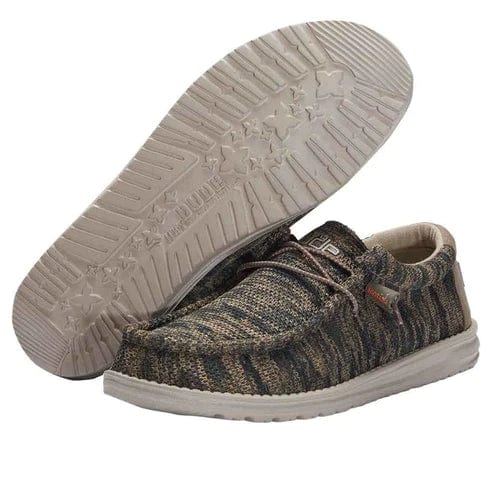 Hey Dude Casual Shoes Hey Dude Wally Sox Shoes Woodland Camo (7256409866329)