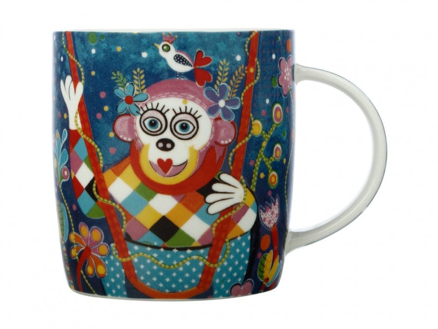 Maxwell & Williams Dinner Plate Maxwell & Williams Rainbow Jungle Mug Swinging Around 370ml DX1052 (7155219890265)
