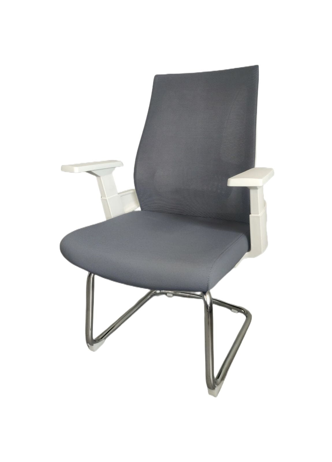 SWISS Visitors Chairs SWISS Ergonomic Visitors Chair in Grey (7421020471385)