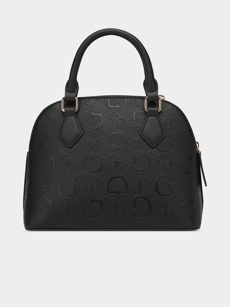 Guess Ladies Handbags Guess Black Lexi Crossbody Top Zip Handbag