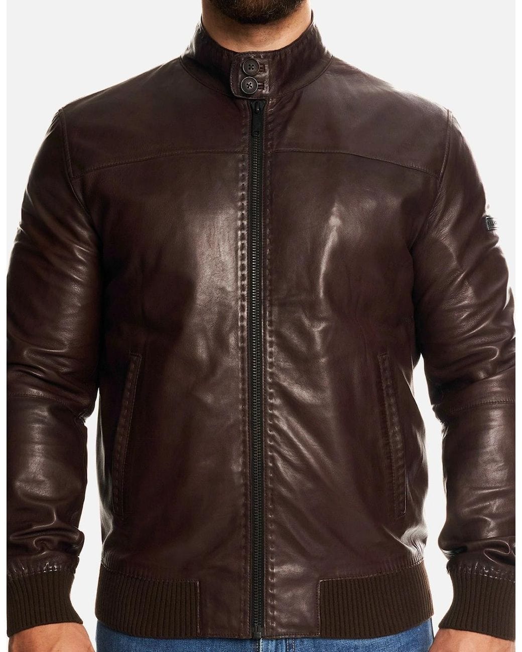 Bugatti Jacket Bugatti Mens Leather Jacket Brown