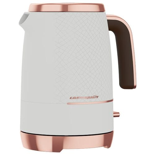 Beko TOASTER Beko Off White & Rose Gold Cosmopolis 1.7L Kettle & 4 Slice Toaster Set (7258138673241)