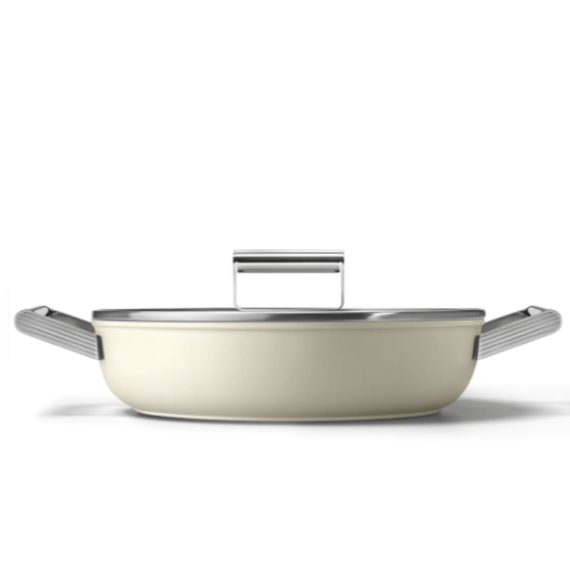smeg POTS Smeg 28CM 50's Style Cookware Deeppan CKFD2811CRM (7062051586137)