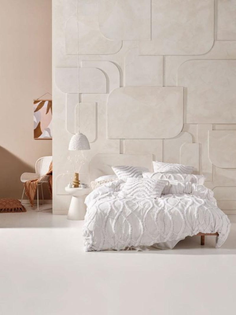 Linen House Duvet Cover Linen House White Amadora Duvet Cover Set (4779662180441)