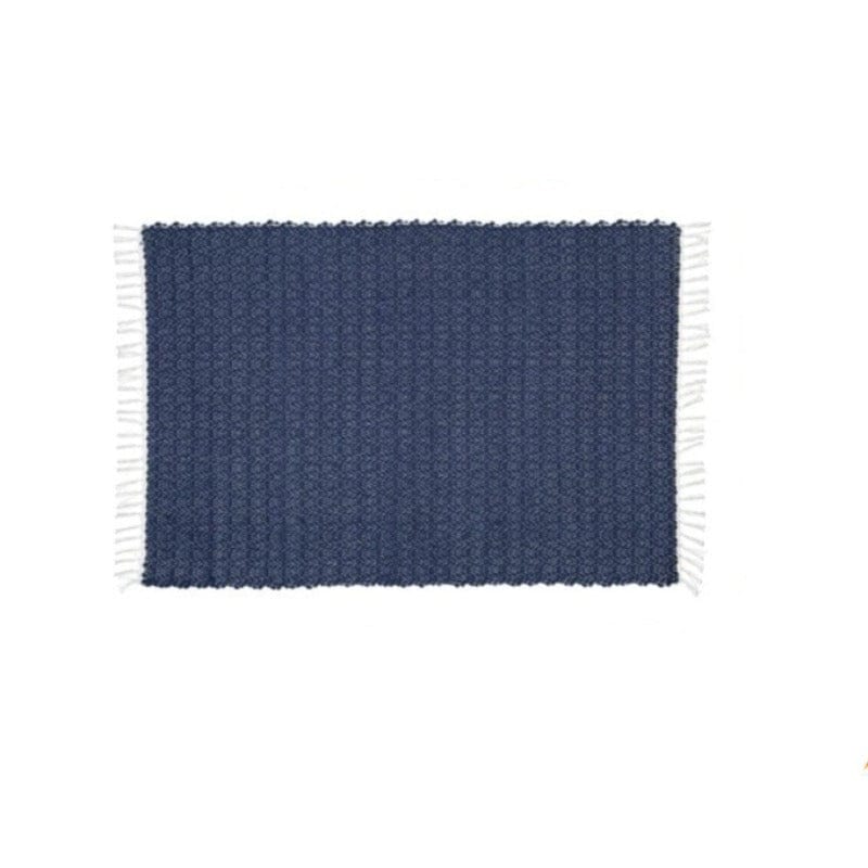 Amelia Jackson RUG Amelia Jackson Cotton Dhurrie Twill Navy 75X120 SBED021 (2061544357977)