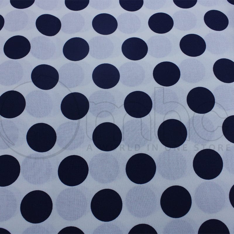 3 CATS Dress Fabrics 3 Cats Shweshwe Fabric  C/w 99 Blue XH1132 90cm (7226770096217)