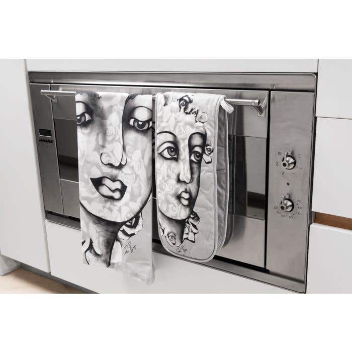 Carrol Boyes Tea Towel Carrol Boyes Tea Towel Succulent Faces UTT-SFC-PE-BL (7100767731801)