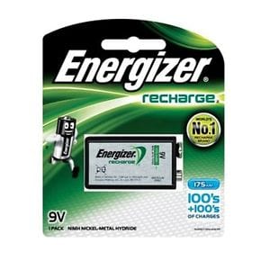 Energizer Batteries Energizer Recharge 9v Battery (2102092365913)