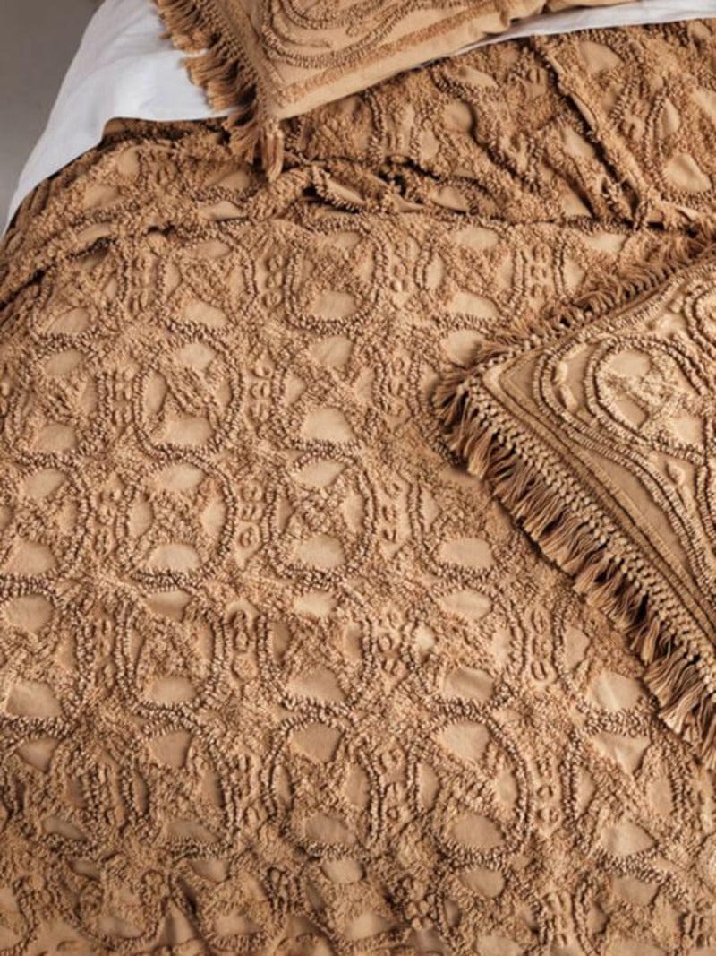 Linen House BEDSPREAD Linen House Bed Cover Biscotti Somers Throw king (4781064454233)