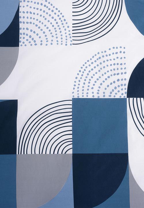 Linen House Duvet Cover Linen House Blue Bethell Duvet Cover Set (2144000704601)