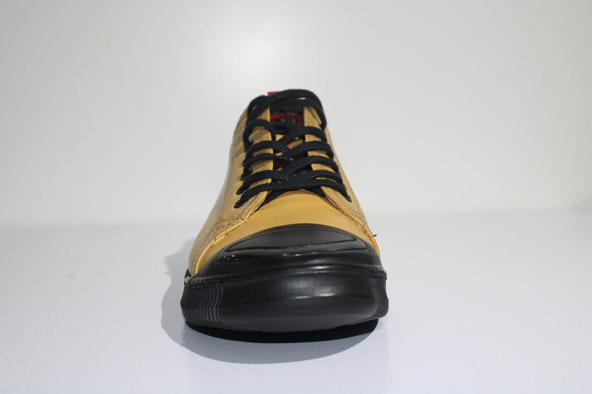 The Marcomen Casual Shoes The Marcomen Casual Leather Shoes Mustard (7492805001305)