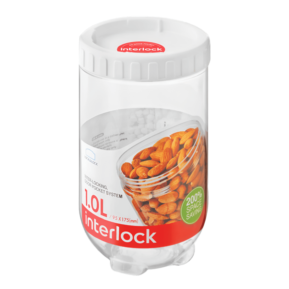 Locknlock LUNCH BOX LocknLock Interlock Container 1 Litre White INL302