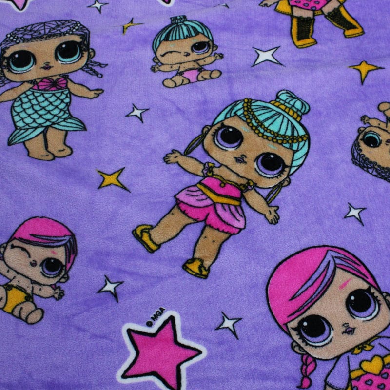 Fleece Dress Fabrics LOL Surprise Mongolian Fleece Fabric 150 cm (6593949565017)
