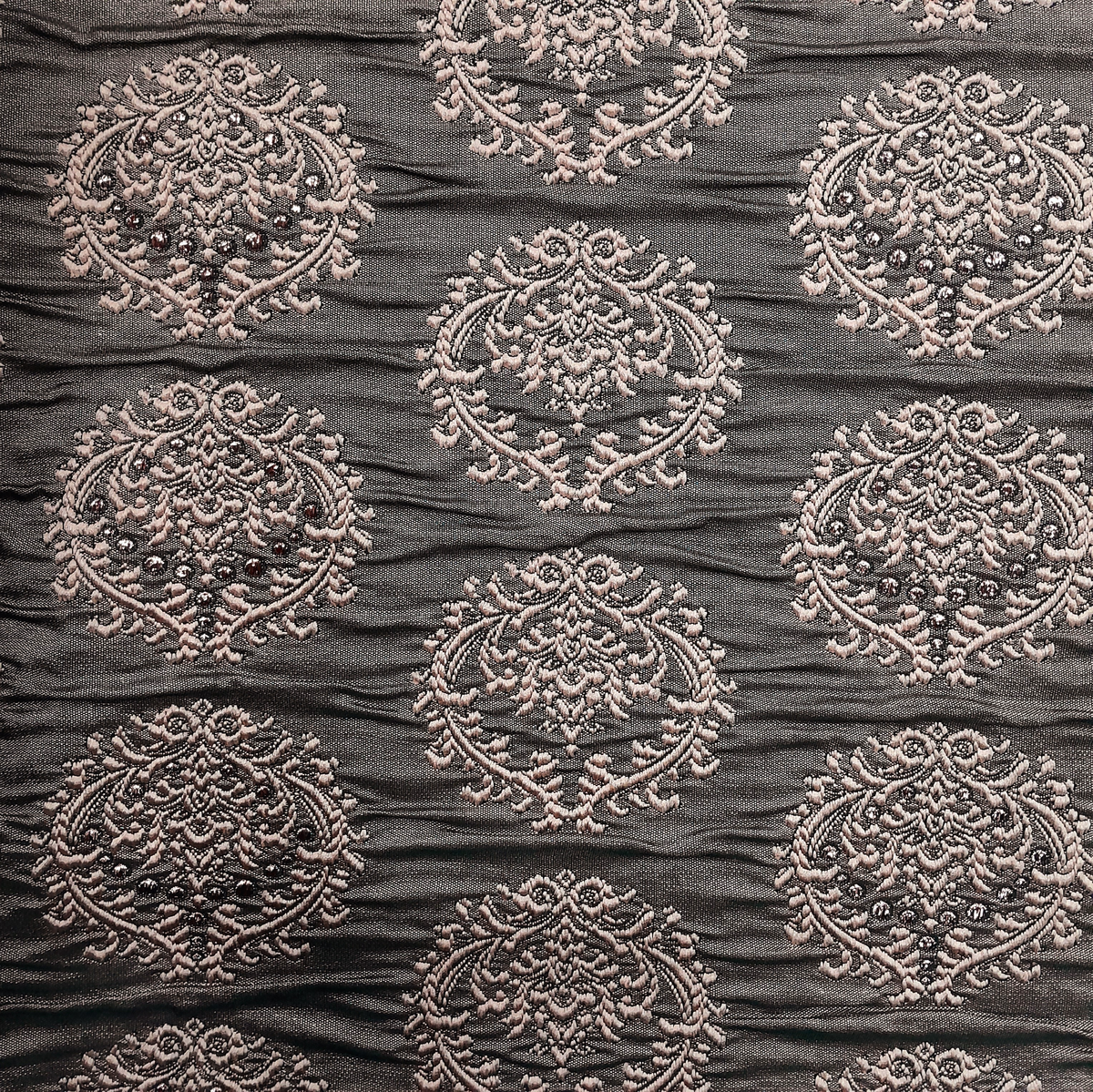 Fabric Turkish Curtain Floral Rosa 280 cm.