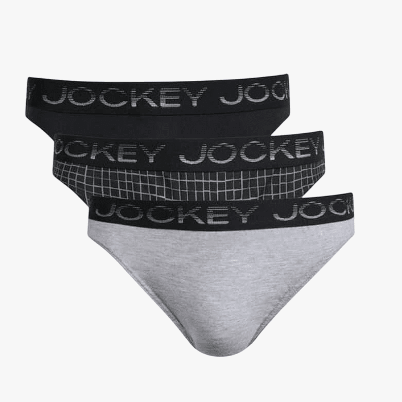 Jockey 3 Pack Mens Elastic Loe Stripe MSK701503.