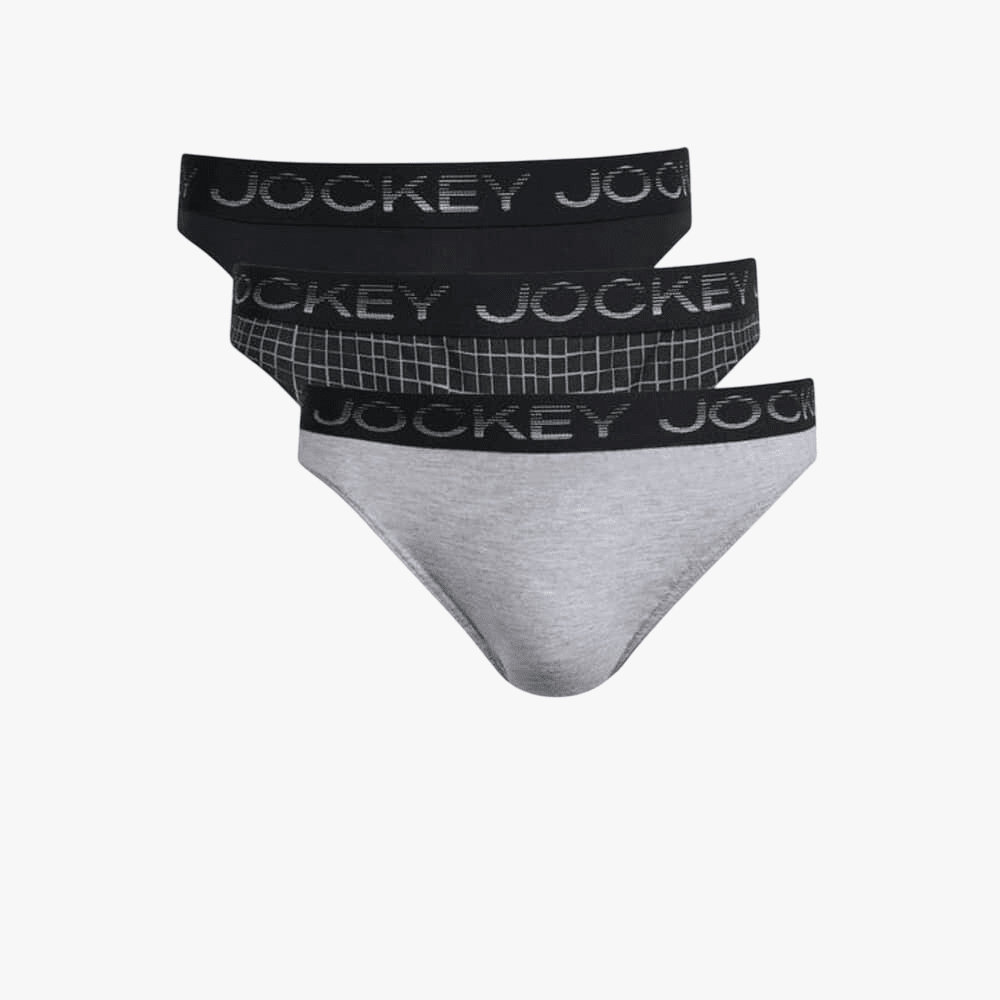 Jockey 3 Pack Mens Elastic Loe Stripe MSK701503.