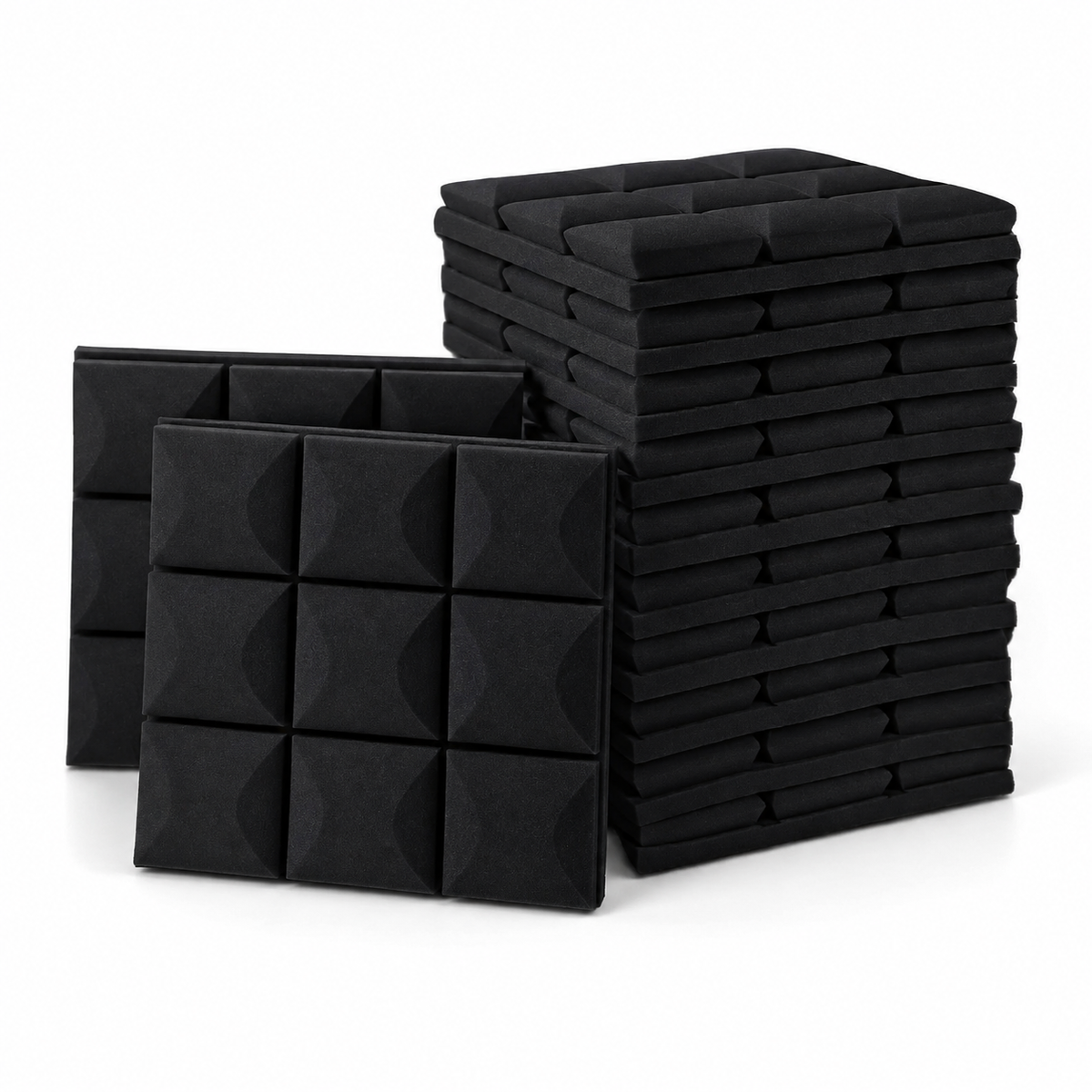 Echo-Less Acoustic Foam Panel Mushroom Profile 30x30x5 cm
