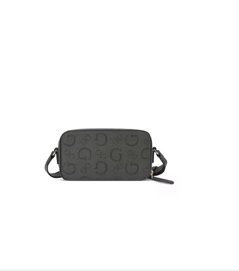 Guess Ladies Handbags Guess Women's Charlestown Mini Crossbody Coal (7795081609305)
