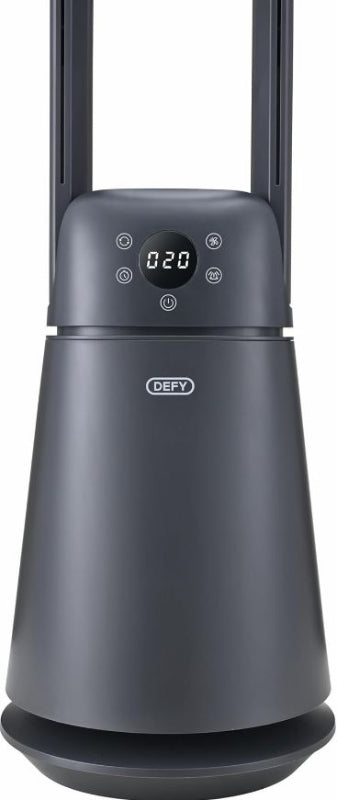 Defy Metallic Grey Bladeless Fan with Remote Control – DBF300