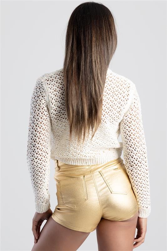 Sissy Boy Jersey Sissy Boy Grace Upon Grace Sequin Cardigan Cream (7809631223897)