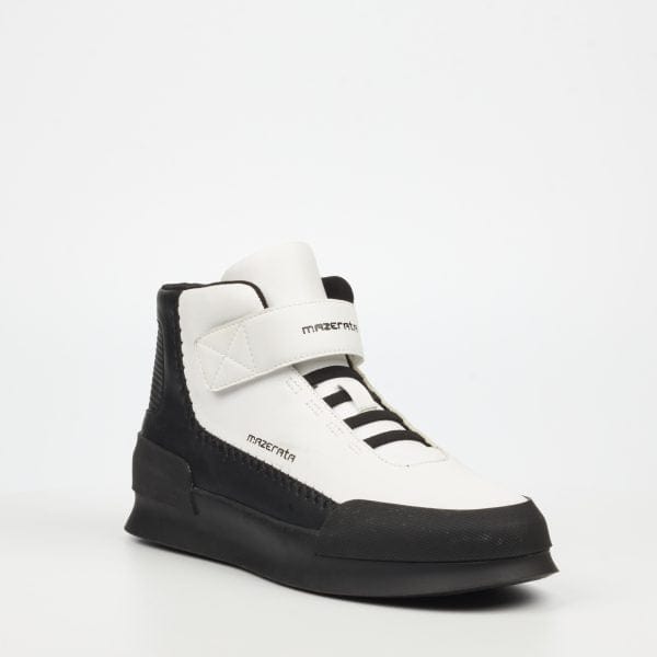 Mazerata Sneakers Mazerata Valentino 1 Wax- White (7514611023961)