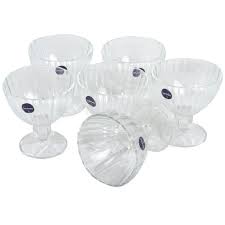 Luminarc Kitchen Luminarc Quadro Ice cream Cup 300ml  Set Of 6 (4718429438041)