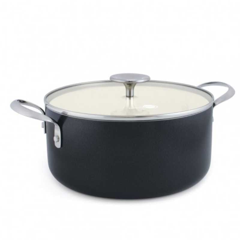 GREENPAN POTS GreenPan Brussels Casseroll Pot 22cm Non-Stick CW1601 (4656928391257)