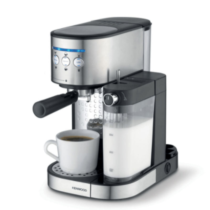 Kenwood COFFEE MACHINE Kenwood - Manual Pump Espresso Machine with Frother - PEM84.000SS (6933796814937)