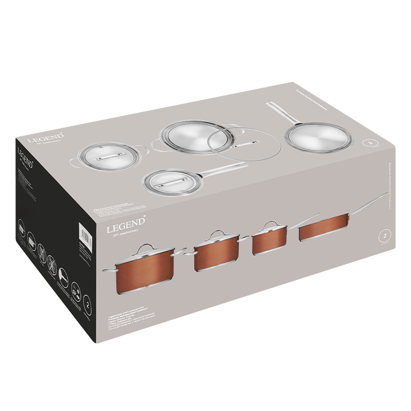 Legend Pots Set Legend Asia Chef Stainless Steel 7pce Cookware (7294410915929)