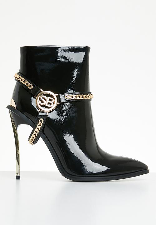 Sissy Boy Ladies Boots Size 3 SissyBoy Ladies Patent Stilleto Boot Black (7289996804185)