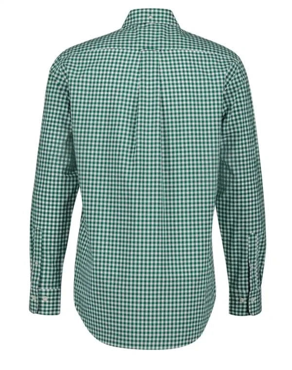 Gant Shirts Gant Men's Regular Classic Poplin Gingham Shirt Deep Forest Green