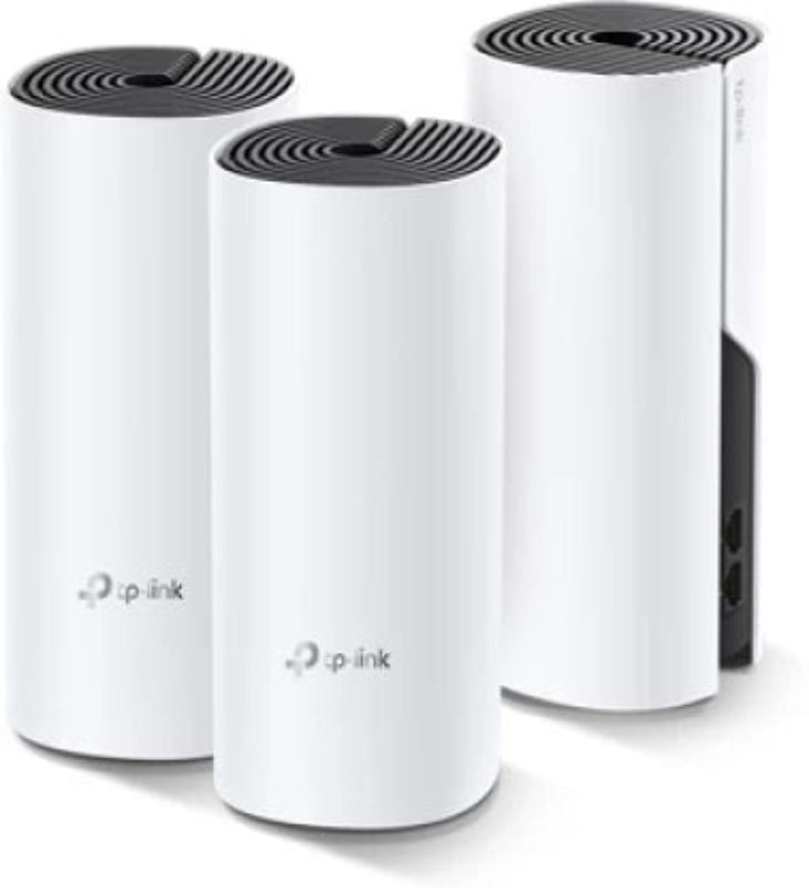 TP-LINK DECO M4 (3-PACK) AC1200 867 Mbps Mesh Router  (White, Dual Band)..