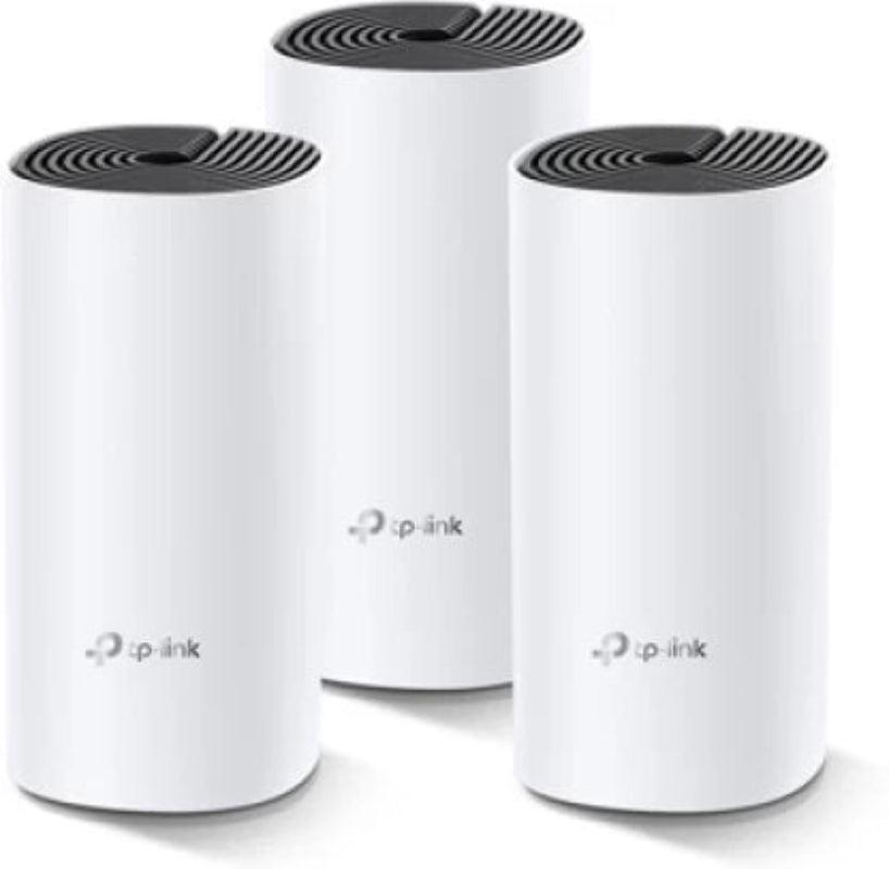 TP-LINK DECO M4 (3-PACK) AC1200 867 Mbps Mesh Router  (White, Dual Band)..