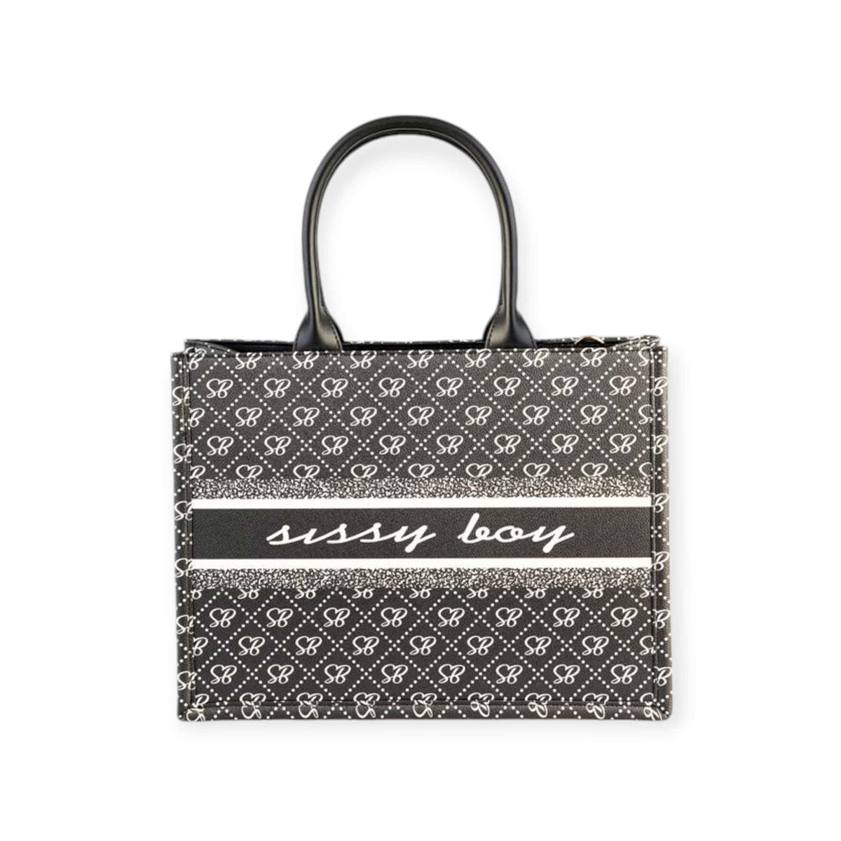Sissy Boy Ladies Handbags Sissy Boy Love Like This Printed Jacquard Tote Bag (7810851799129)