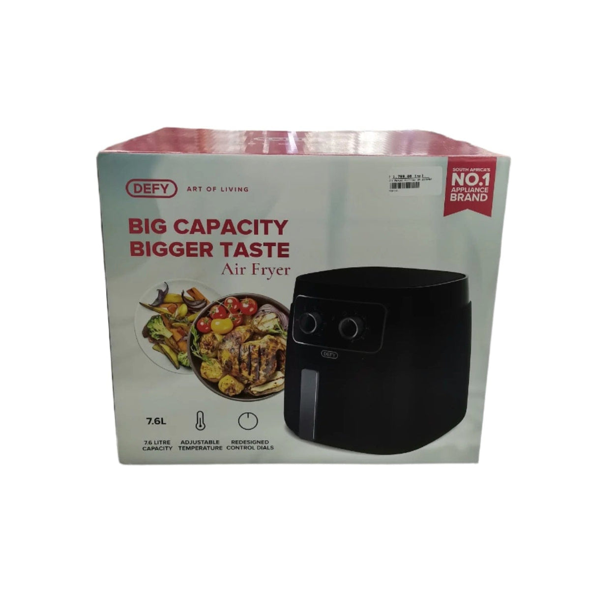 defy AIR FRYER Defy 7.6L Manual Airfryer DA3376MBG (7896402591833)